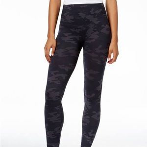 Spanx petite faux leather leggings - camo
